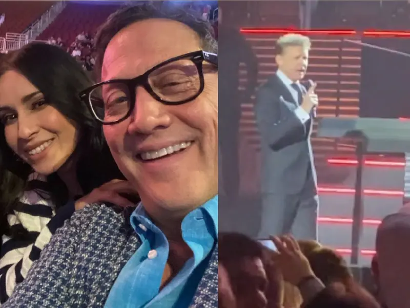 ¡No se resistió a ‘El Sol’! Rob Schneider acude a concierto de Luis Miguel con su esposa